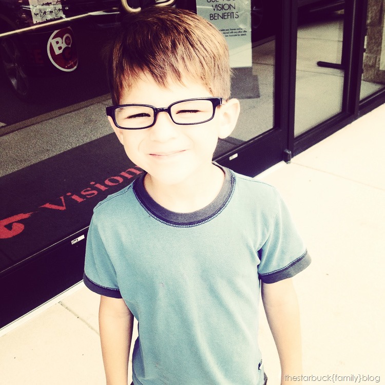 Scott new glasses at store-1