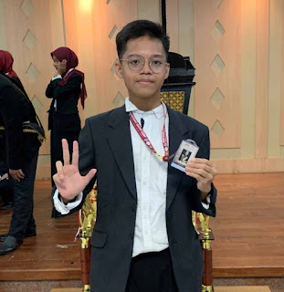 Andi Alief Magalih Putra Syahrir Siswa SMP. N 1 Harumkan Nama Terbaik Kab. Soppeng Ditingkat Nasional