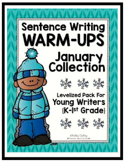 https://www.teacherspayteachers.com/Product/Sentence-Writing-Warm-Ups-January-1629339