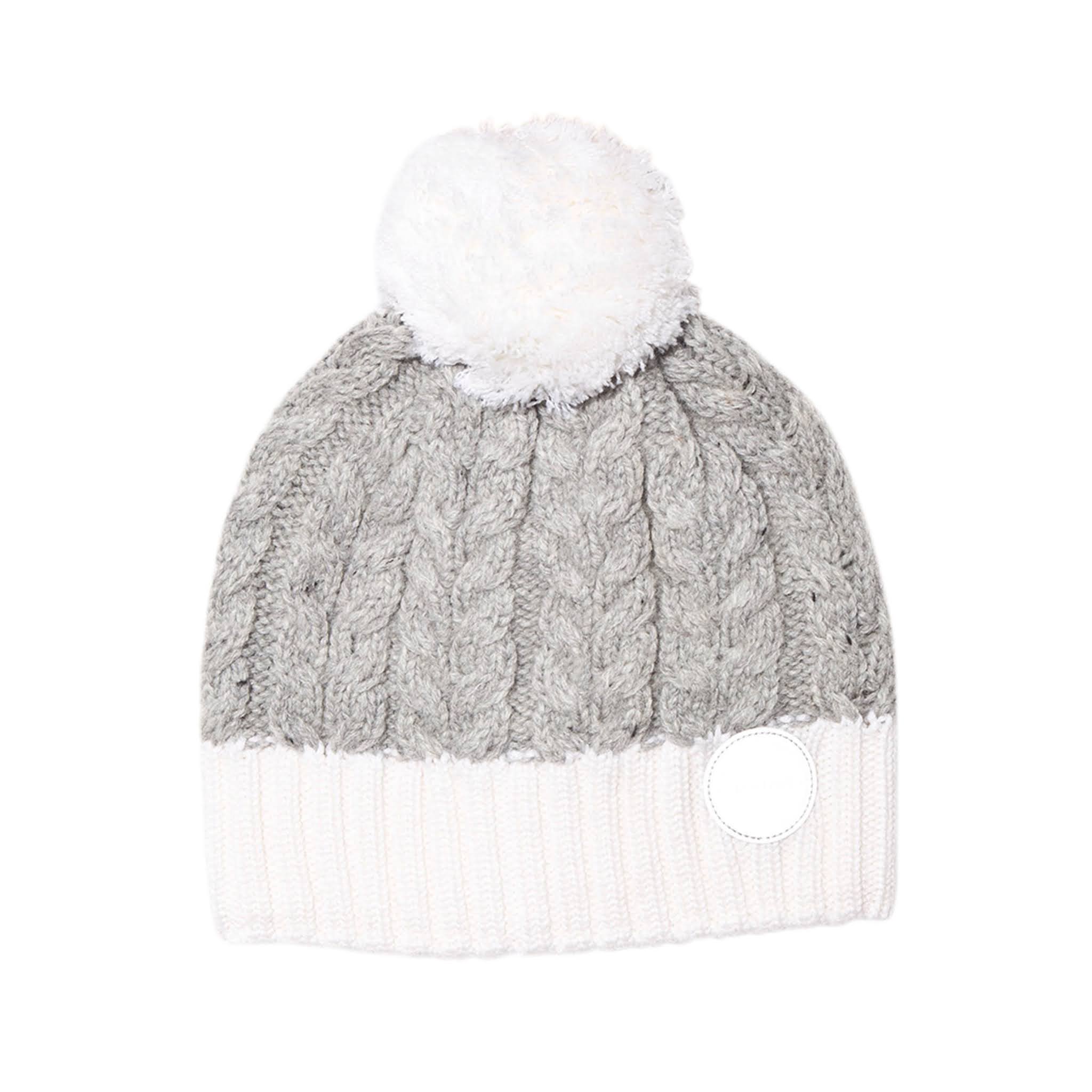 Kids White Pompom Beanie from Reima