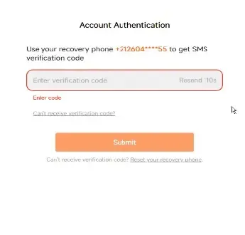 Mi Account ID Lost
