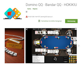 Permainan Bandar DominoQQ Online Hokikiu Hadir Di Google Play Store