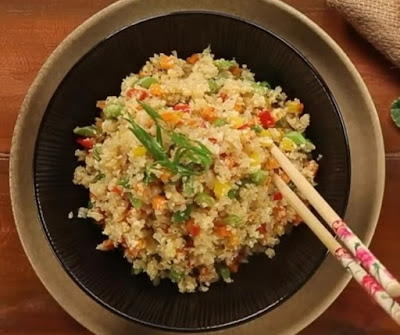 Homemade cauliflower rice recipe