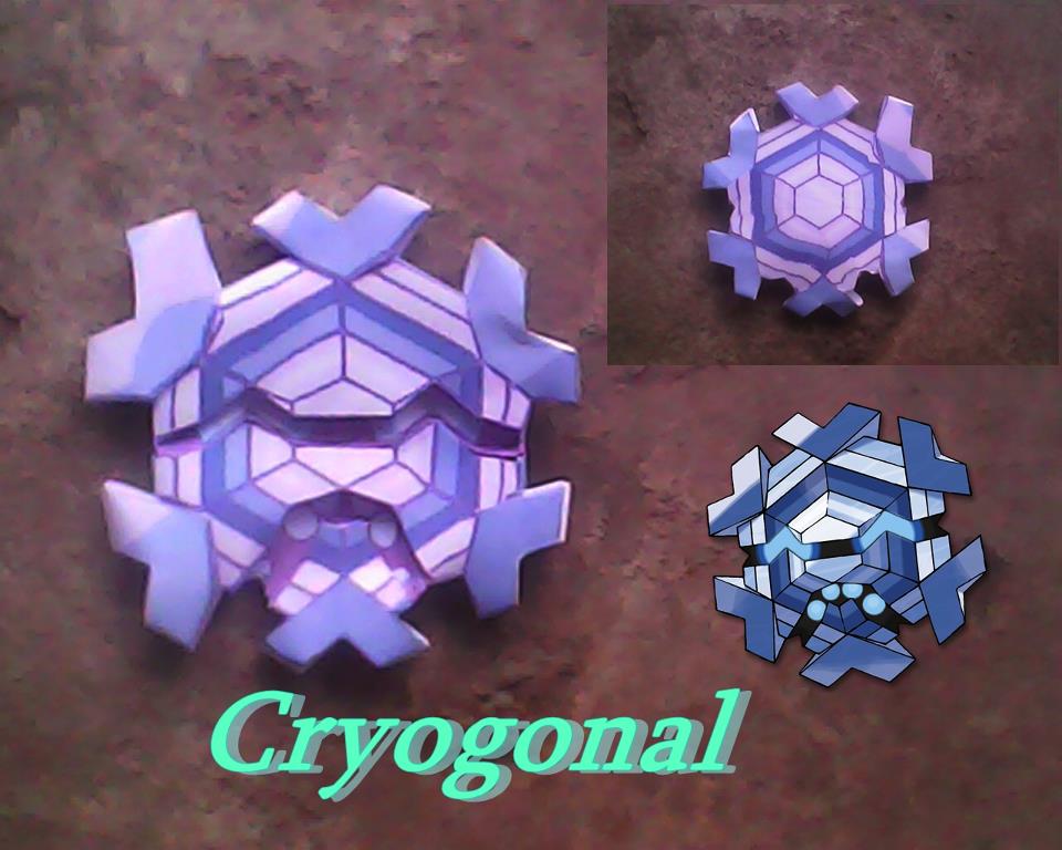 Pokemon Cryogonal Papercraft