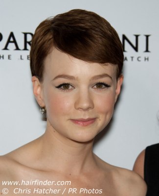Carey Mulligan has the 60's Audrey Hepburn style dead on with her stunning