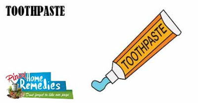 Home Remedies To Abbreviate Pimple Redness: Toothpaste