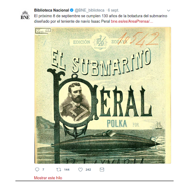 130 años del submarino Peral