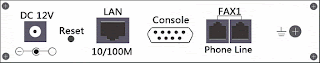 fax erver back panel,1 port fax server panel,myfax back panel