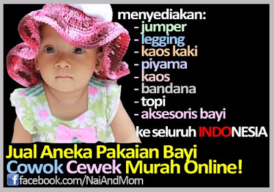 Pakaian Bayi  Cowok Cewek  Murah Online NaiAndMom BabyShop 