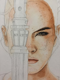 Rey of Force Awakens Painting Photo