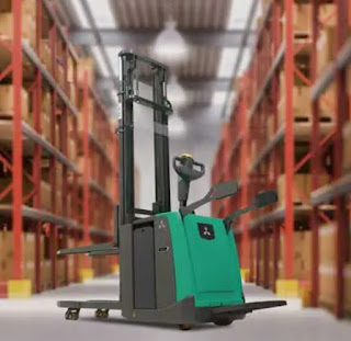 Xe nâng điện Stacker Mitsubishi