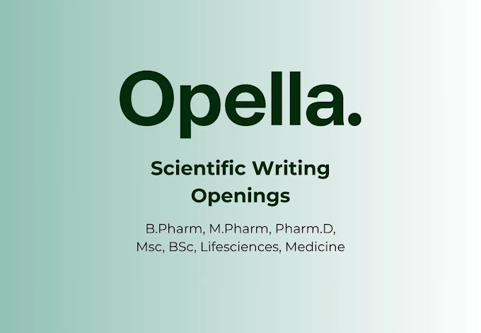 Scientific Writing Jobs at Opella – Apply Now for Project Specialist Role (1–2 Yrs, Hyderabad)