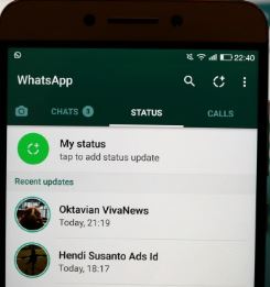 Tidak Bisa Update Status WhatsApp