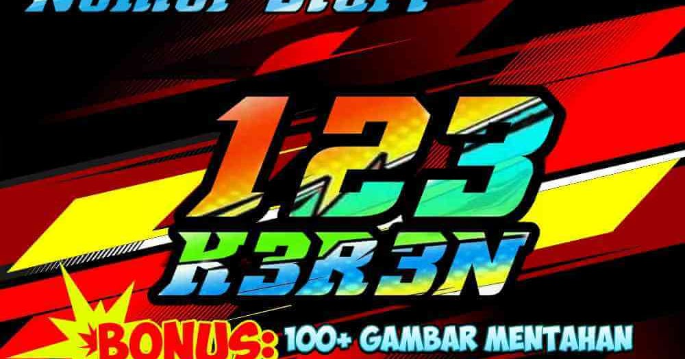 Cara Membuat Nomor Racing  Start atau Nomor Drag Balap 