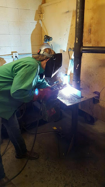 Welding certificate earned by CBI student