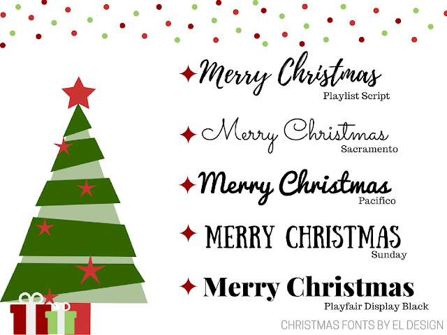 5 Χριστουγεννιάτικες γραμματοσειρές 