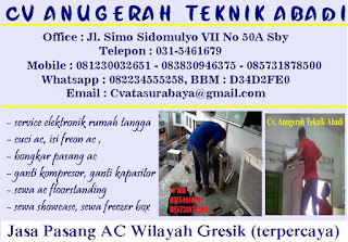 Jasa Pasang AC Wilayah Gresik (terpercaya)