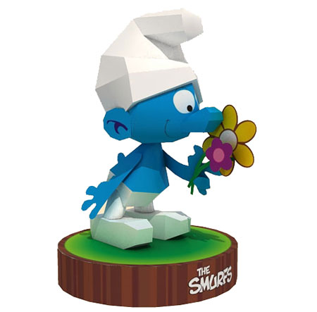 Smurfs Papercraft