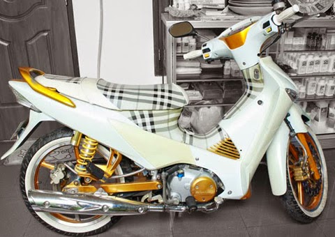 21+ Modifikasi Honda Karisma 125 Terkeren