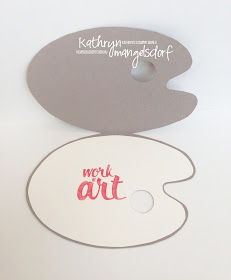 Kathryn Mangelsdorf Stampin' Up! Onstage Painter's Palette Card