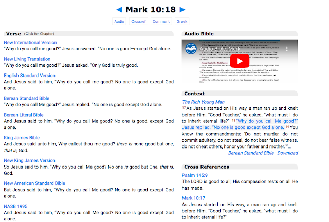 Mark 10:18