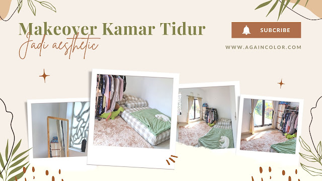 Makeover Kamar Tidur Sempit jadi Aesthetic, Cocok untuk Anak Kos