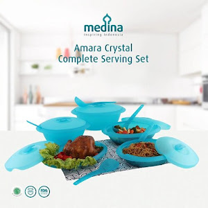 Amara Crystal Complete Serving Set (Set of 5)