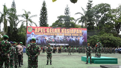 Sebagai Tenaga Vaksinator, Kodam III/Siliwangi Terjunkan 6.000 Personel,TNI AD,TNI AL dan TNI AU