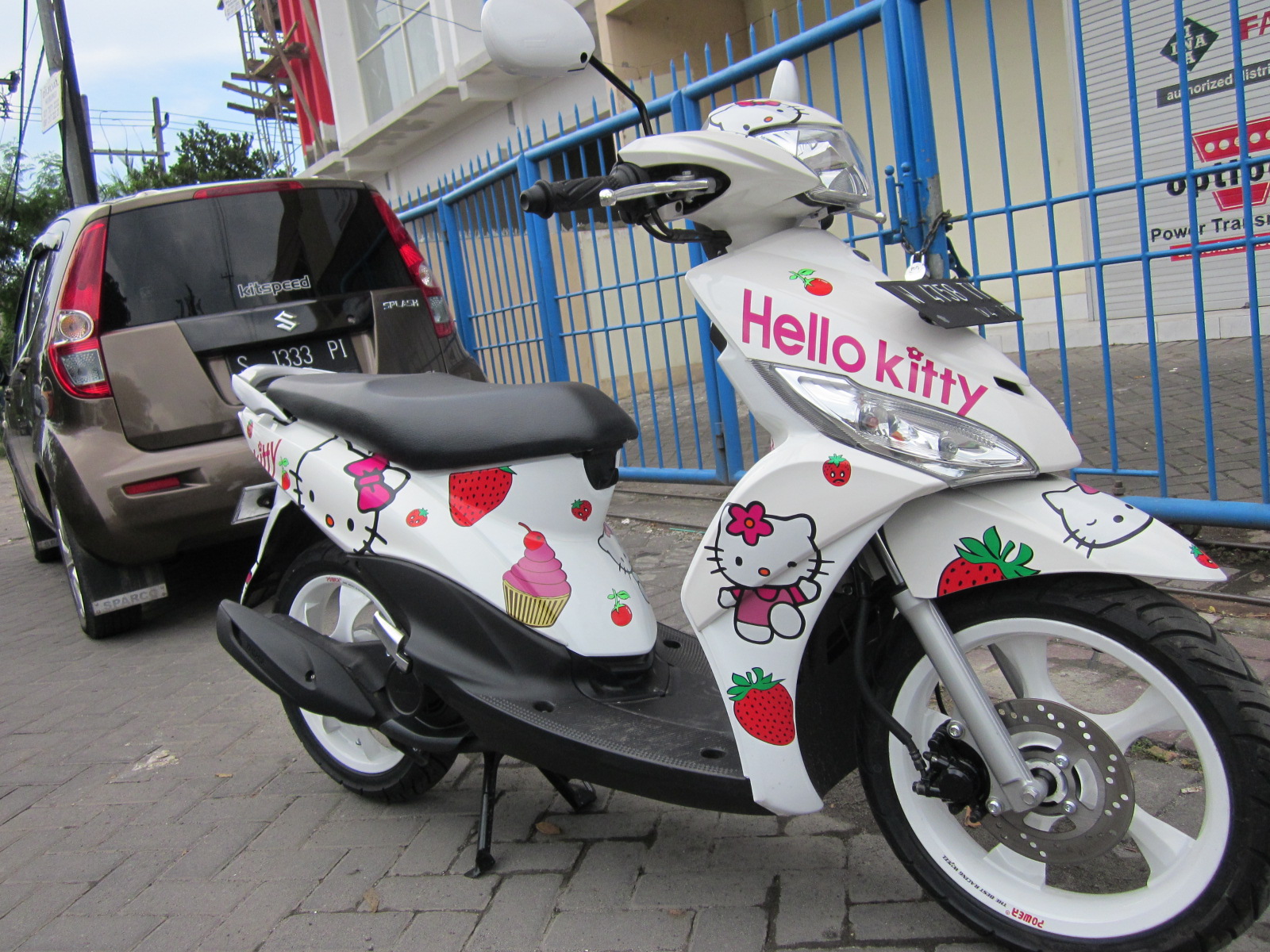 82 Modifikasi Motor Mio Hello Kitty Sobat Modifikasi
