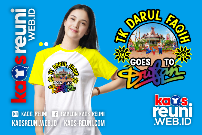 TK Darul Faqih Go Dufan - Desain Sablon Kaos Reuni Alumni