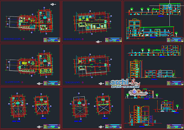 Communication center in AutoCAD 