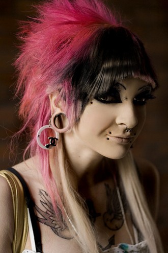 Emo hairstyles for girls act as a mirror of their personality.