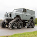 Restored 1958 Cuthbertson Land Rover with tracks is up for grabs at upcoming Goodwood Revival