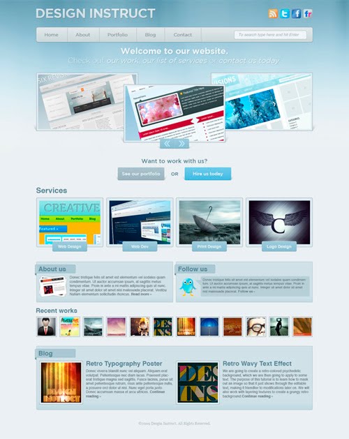 Create a Bright and Sleek Web Design