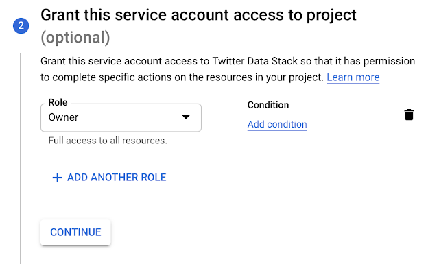 GCP service account access