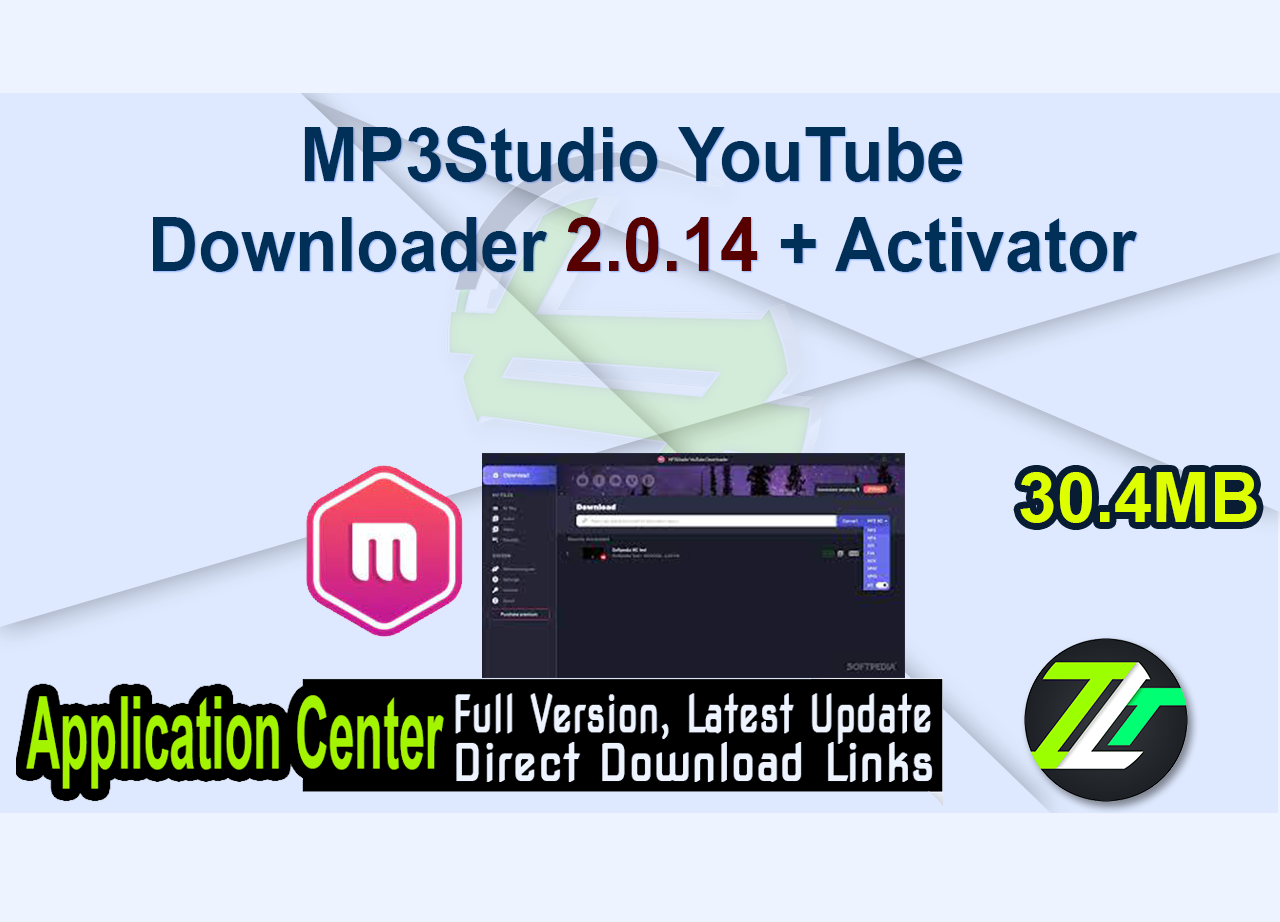 MP3Studio YouTube Downloader 2.0.14 + Activator