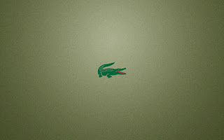 Lacoste Logo Crocodile Green Pattern Style Brand HD Wallpaper