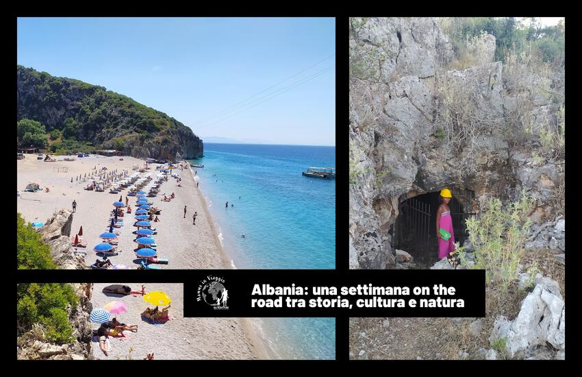 Caletta di Gjipe Beach e il tunnel del Blue Eyes Bar