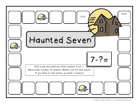 gwhizteacher, haunted seven, math games, math spooktacular