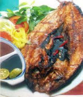 Milkfish kropok typical Menu Pantura - Semarang