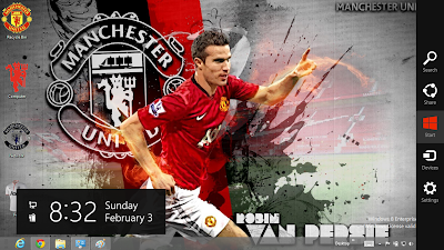 Manchester United 2013 Theme For Windows 8