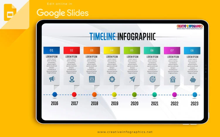 Timeline Template with Professional Design