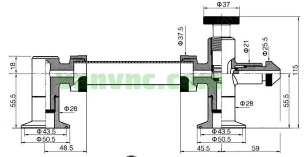 thông số kỹ thuật van kính thủy inox vi sinh