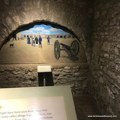 interior of Long Barrack Museum at The Alamo in San Antonio, Texas