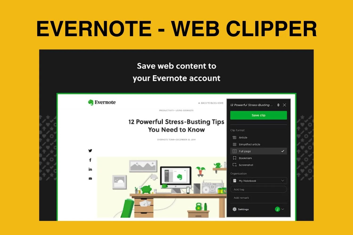 Evernote - Web Clipper Bookmark Manager