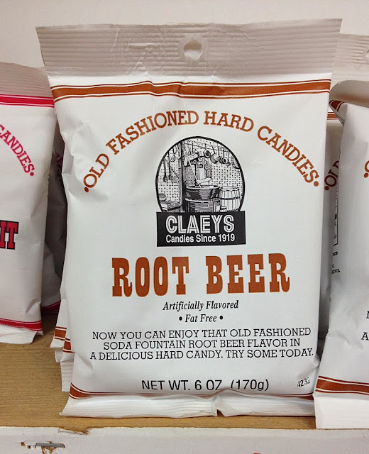 Claeys Root Beer candies.