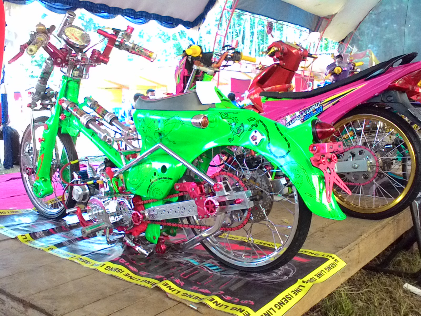 Contoh Gambar Cutting Stiker Motor C70 Modif Sticker