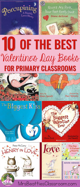 10 of the Best Valentine's Day Books for Primary Classrooms - Celebrate Valentine's Day in your classroom with these great picture books that your students will love, and check out a great reading response resource to accompany my favorite title!