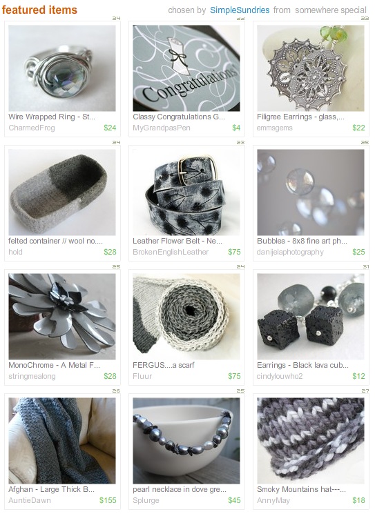 Etsy Picks: Gorgeous Grays