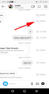 cara melihat jam dm di instagram